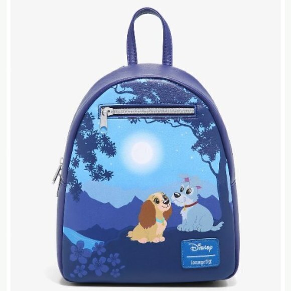 Loungefly Disney Lady And The Tramp Moonlight Stroll Mini Backpack‎ - Picture 1 of 4